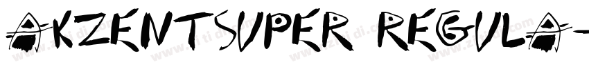 AkzentSuper Regula字体转换